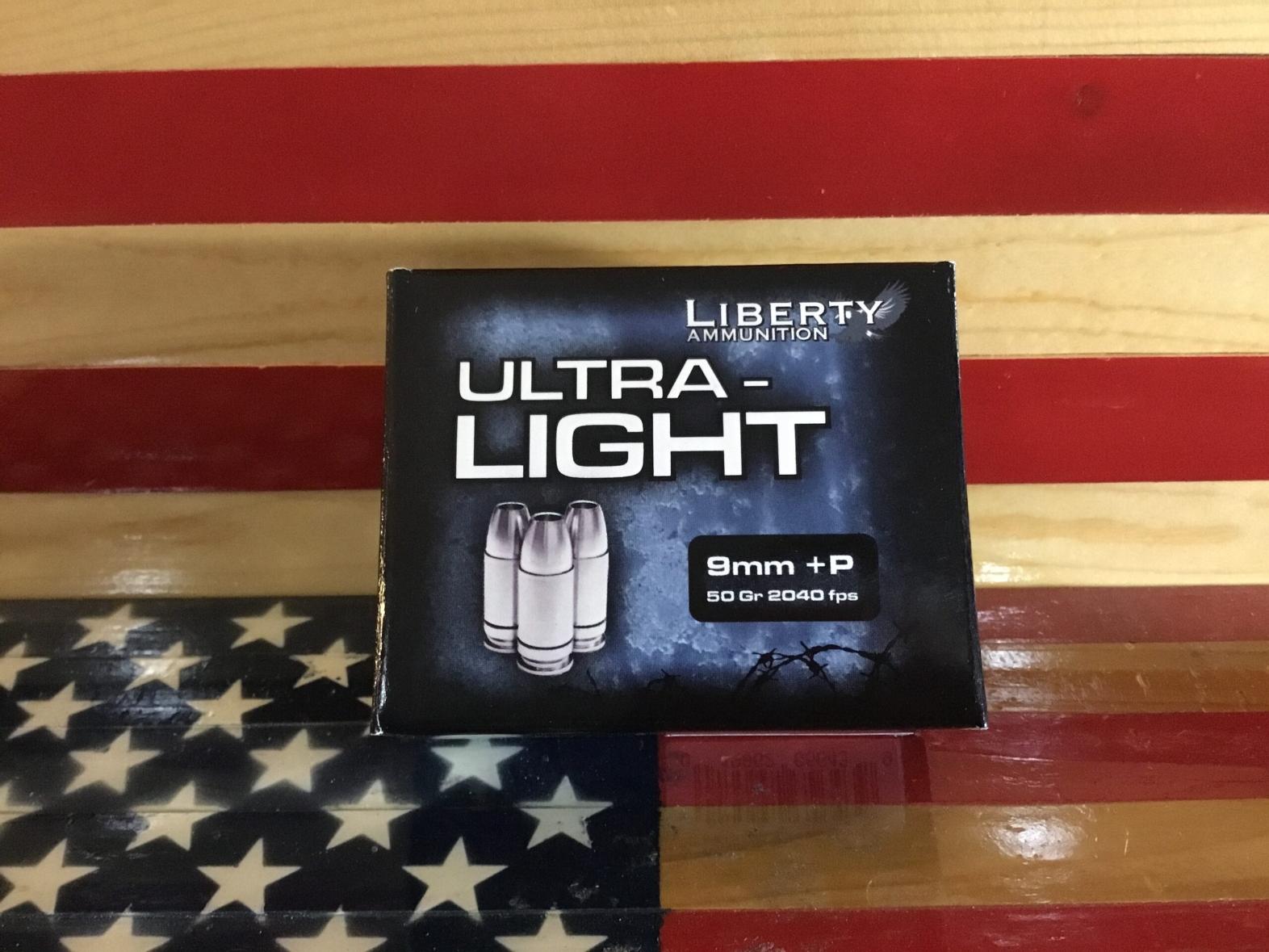 Liberty Ammo Ultra-Lite 9mm +P