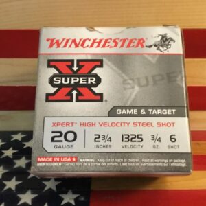 Winchester Super-X 20ga 2 3/4” #6 Shot
