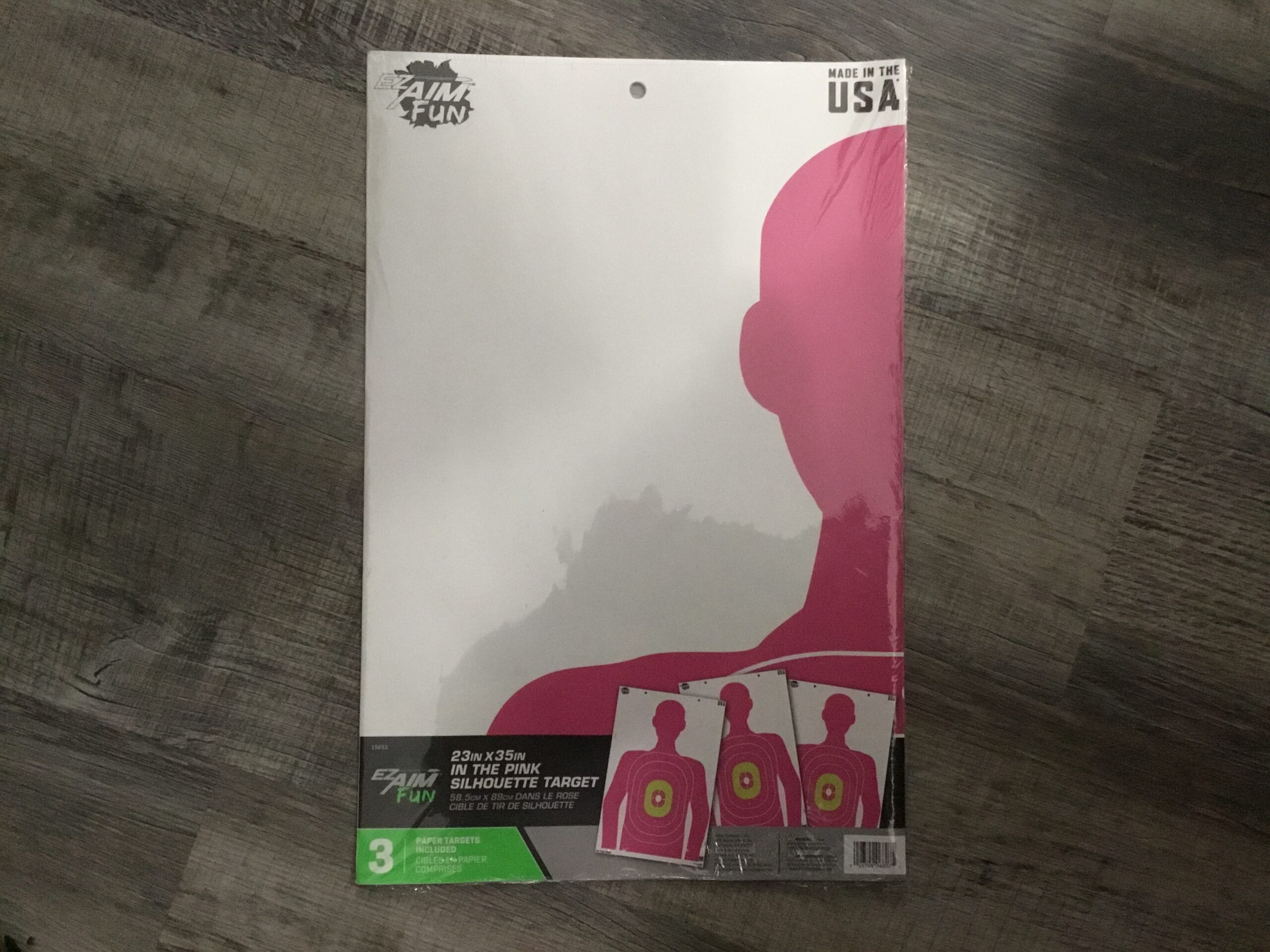 EZ-AIM PINK SILHOUETTE 3-PACK