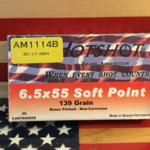 Hotshot 6.5x55 Swedish Mouser SP
