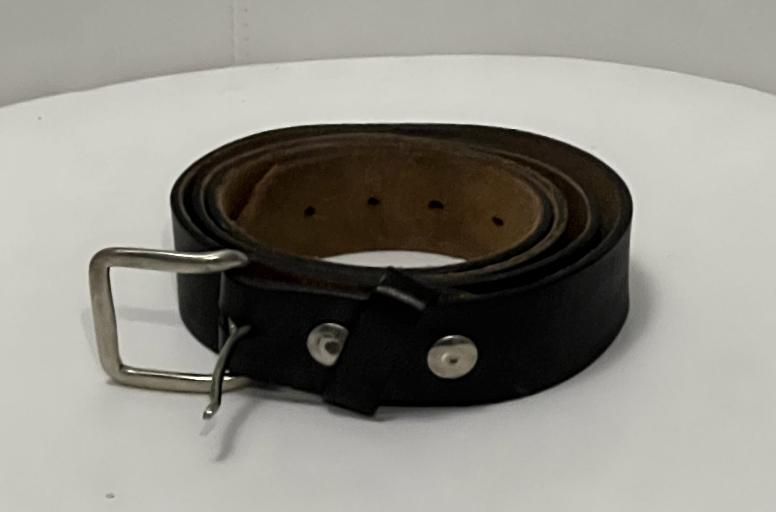 Men’s Black Leather Belt