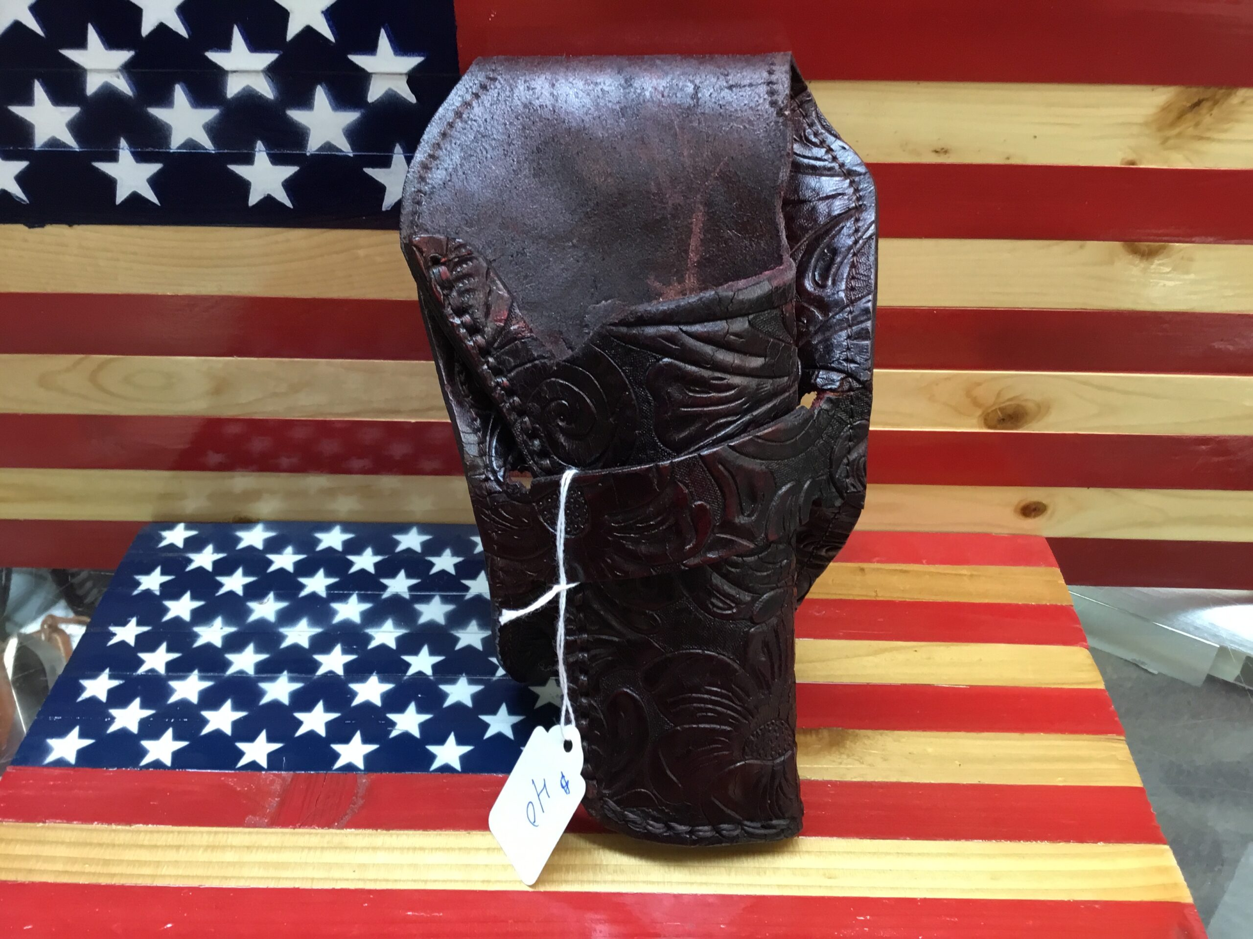 Swan’s Leather RH Red Holster