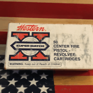 Winchester Super-Match X .38 SPL