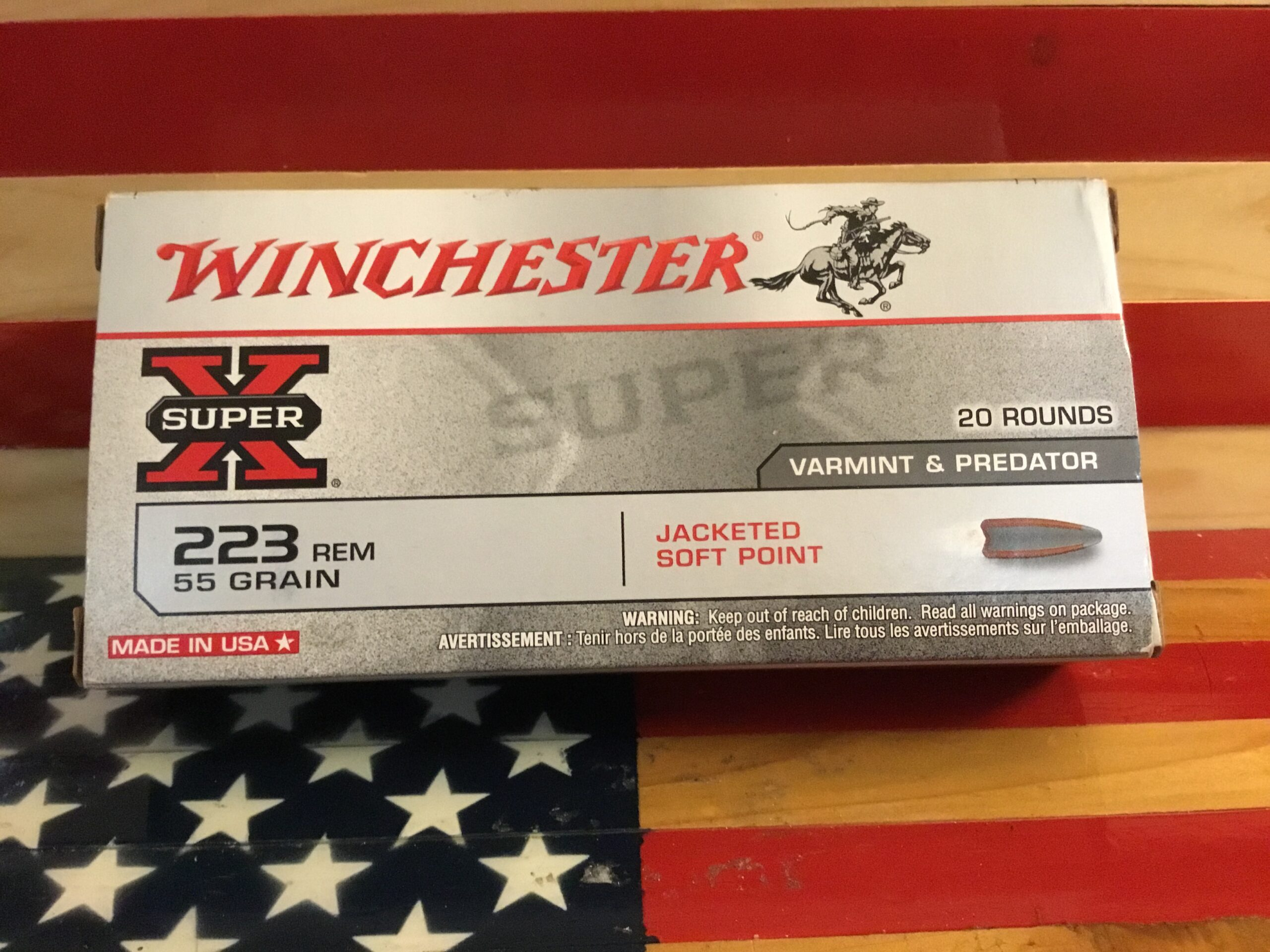 Winchester Super-X .223 REM JSP