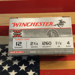 Winchester Super-X Turkey Load 12ga 2 3/4” #4 Shot