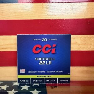 CCI .22LR SHOTSHELL 31GRN