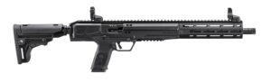 Black Ruger LC Carbine rifle on white background