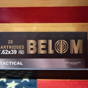 Belom Tactical 7.62x39 FMJ ammunition box