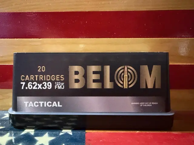 Belom Tactical 7.62x39 FMJ ammunition box